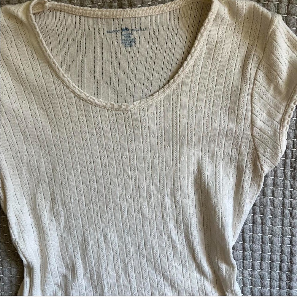 Cream Women's Top
